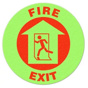 Incom FS1010GL Fire Exit Glow Floor Sign