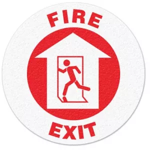 Incom FS1010V Fire Exit Floor Sign