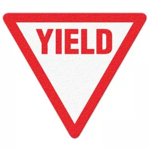 Incom FS1035V Yield Floor Sign