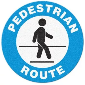 Incom FS1041V Pedestrian Route Floor Sign