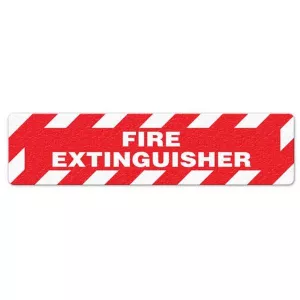 Incom FS3022V Floor Sign "Fire Extinguisher", 6" x 24"