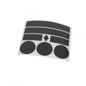Incom HHD900RD Reflective Hard Hat Decal Kit, Red