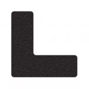 Incom LM110K L-Shape Workplace Organization Marker, Black