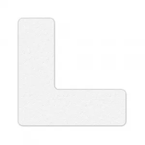 Incom LM110W L-Shape Workplace Organization Marker, White