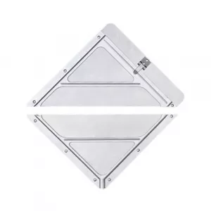 Incom PH225W Split Placard Holder, Painted White
