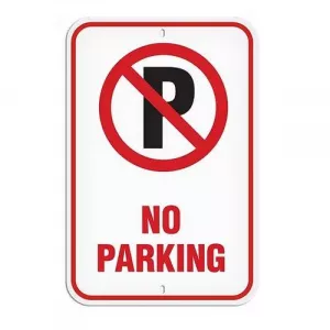 Incom PSS1015R Parking Sign "No Parking"