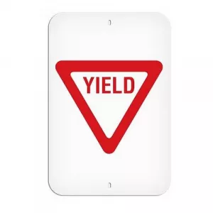 Incom PSS1028R Parking Sign "Yield"
