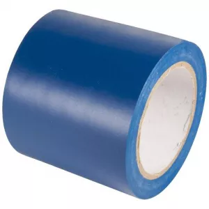 Incom PST421 4" x 108' Blue Aisle Floor Tape