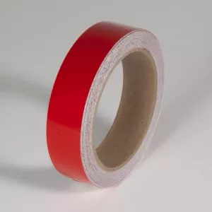 Incom RST112 1" x 30' Engineer Grade Reflective Red Tape