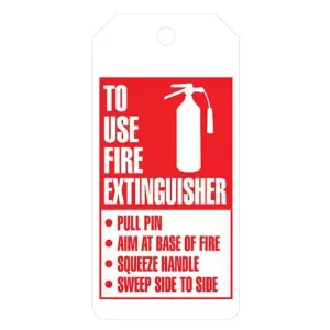 Incom RT8023F Tag "Fire Extinguisher Inspection Record"