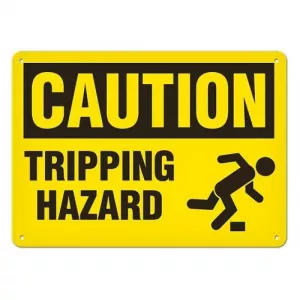 Incom SC2003A Sign Caution "Tripping Hazard", 14" x 20"