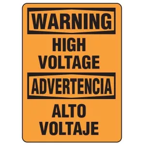 Incom SS6517V Safety Sign Warning "High Voltage"