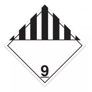 Incom TA960SS Rigid Sign: "Hazardous Materials 9"