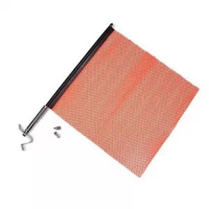 Incom TS8335OR Polyester Safety Flag Rod 18" x 18" Mounting