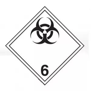 Incom TT620PS Truck Placards "Infectious Substances" 2