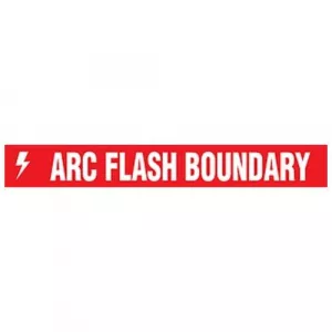 Incom WTP107 3" x 54' Floor Tape: "Arc Flash Boundary"