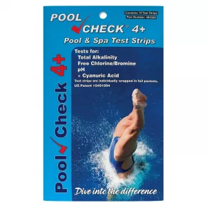 Industrial Test Systems 484328 Pool Check 4+ Test Strip Pocket Pack
