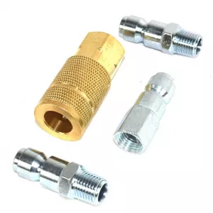 Interstate Pneumatics C466 4-Piece Automotive Coupler/Plug Kit 3/8"