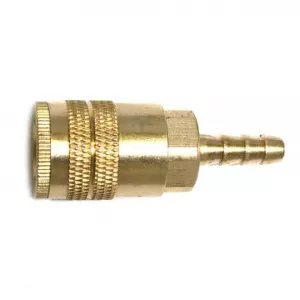 Interstate Pneumatics CH443B 1/4" Industrial Brass Barb Coupler