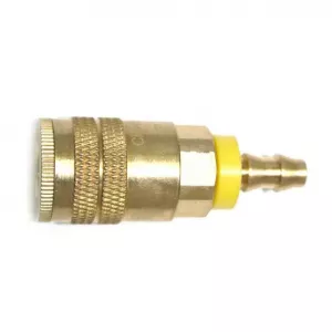 Interstate Pneumatics CH445B 1/4" Easy-Lock Brass Barb Coupler