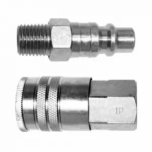 Interstate Pneumatics CKH6 3/8" Industrial Coupler and Plug