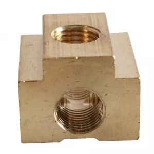 Interstate Pneumatics CPT44-5 Five-Way Brass Compressor Fitting 1/4"