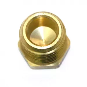 Interstate Pneumatics FPP81B 1/2" MPT Brass Hex Plug