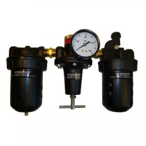 Interstate Pneumatics WC1086AG 3/4" Bowl Filter/Regulator/Lubricator