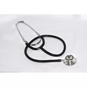 MedSource MS-70031 Stethoscope, Dual-Head, Black