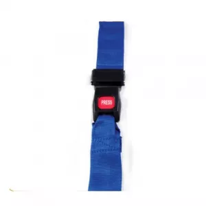 MedSource MS-ST394 5' Strap, Blue Metal Buckle, Speed Clips