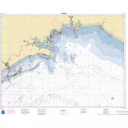 NOAA Nautical Chart - 11405OG Apalachee Bay