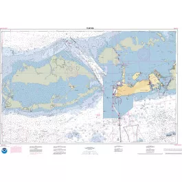 NOAA Nautical Chart - 11441OG Key West Harbor and Approaches