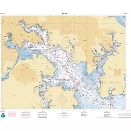 NOAA Nautical Chart - 12281OG Baltimore Harbor