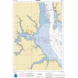 NOAA Nautical Chart - 12287OG Potomac River Dahlgren and Vicinity