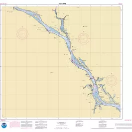 NOAA Nautical Chart - 12377OG Connecticut River Deep River to Bodkin Rock