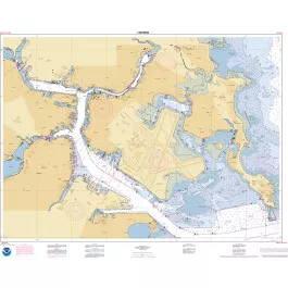 NOAA Nautical Chart - 13272OG Boston Inner Harbor