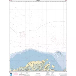 NOAA Nautical Chart - 16063OG Harrison Bay-eastern part