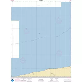 NOAA Nautical Chart - 16104OG Cape Sabine