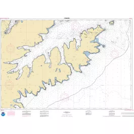 NOAA Nautical Chart - 16522OG Beaver Inlet