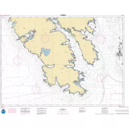 NOAA Nautical Chart - 17409OG Southern Dall Island and vicinity