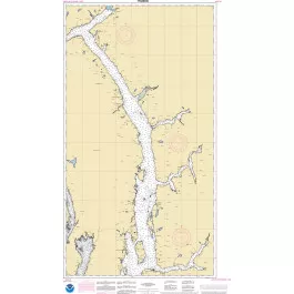 NOAA Nautical Chart - 17424OG Behm Canal-eastern part