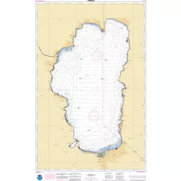 NOAA Nautical Chart - 18665OG Lake Tahoe