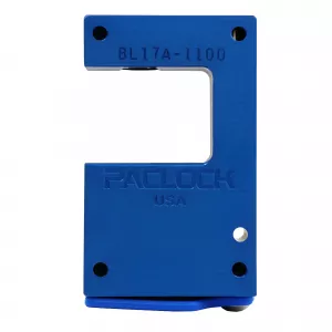 PACLOCK KiK-BL17A-1100-BLU Shutter Padlock w/ Extra Wide Shackle