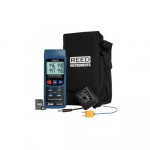 REED Instruments R2450SD-KIT Data Logging Thermometer w/ Power Adapter