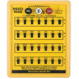 REED Instruments R5408 Resistance Decade Box