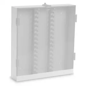 TrippNT 50004 HPLC Storage Cabinet, White PVC Lockable 30 Column