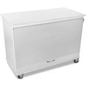 TrippNT 50592 White Medium Polyethylene Mobile Lab Cabinet