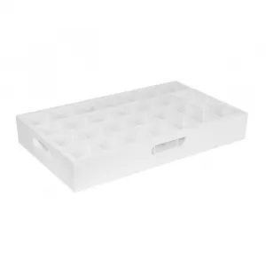 TrippNT 50712 Adjustable Bottle Rack, White PVC