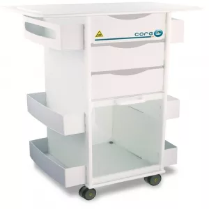 TrippNT 51817 MRI Core DX Lab Cart with Extended Top