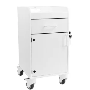 TrippNT 53405 White Bedside Cart
